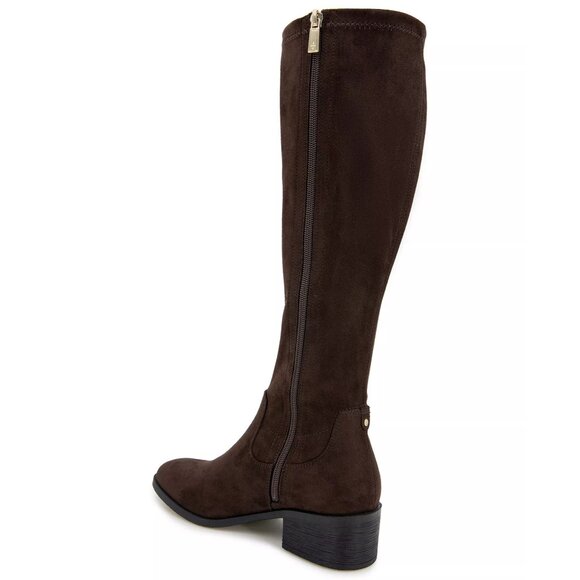 Kenneth Cole Reaction Womens Salt Stretch Tall Boots Chocalate Size 8.5M NEW - Picture 6 of 10